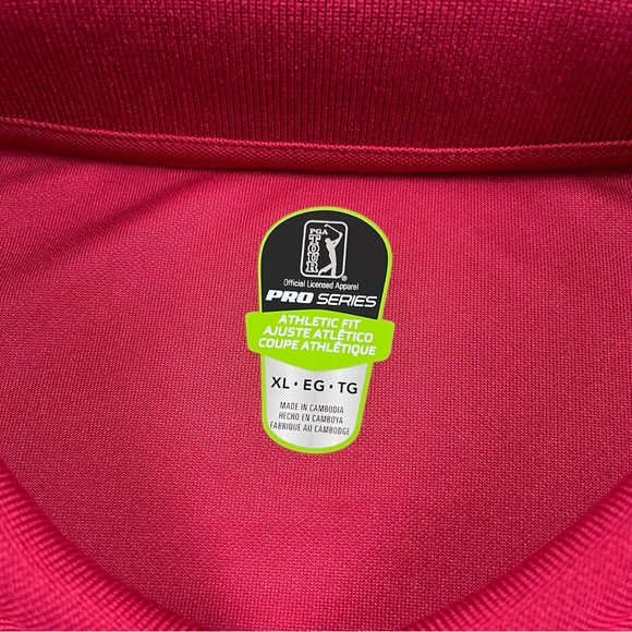 PGA Tour Pro Series Men's Athletic Fit Short Sleeve Polo Golf Shirt Size:XL “New - Picture 9 of 13